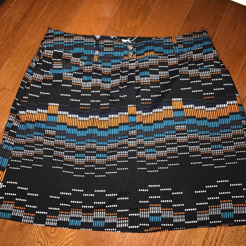 Printed Slazenger golf skort
